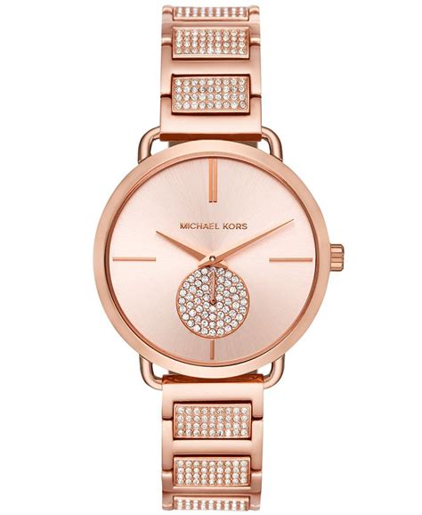 michael kors women's stanless steel|Michael Kors Portia Women's Watch, Stainless Steel Bracelet .